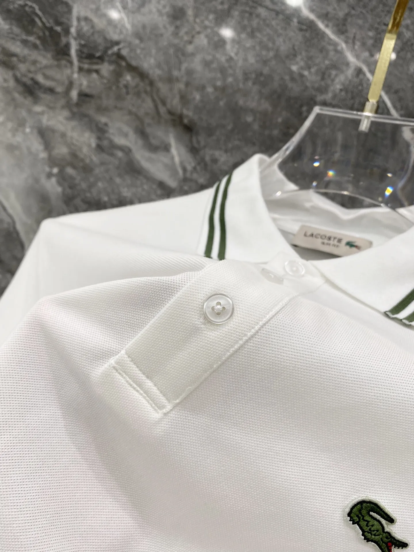 LACOSTE French crocodile fit version M-XXXL 2026 color block collar jacquard lapel short sleeves, exquisite embroidery craft counter fabrics, blended with top elements, Classic short sleeves complete with 3 labels, trendy men's fashion, unparalleled in terms of upper body comfort and existence 170-135(M) 175-150(L) 178-160(XL) 180-170(XXL) 180-180(XXXL)